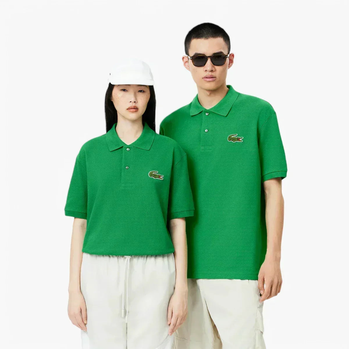 Loose Fit L.12.12 Piqué Badge Polo Shirt