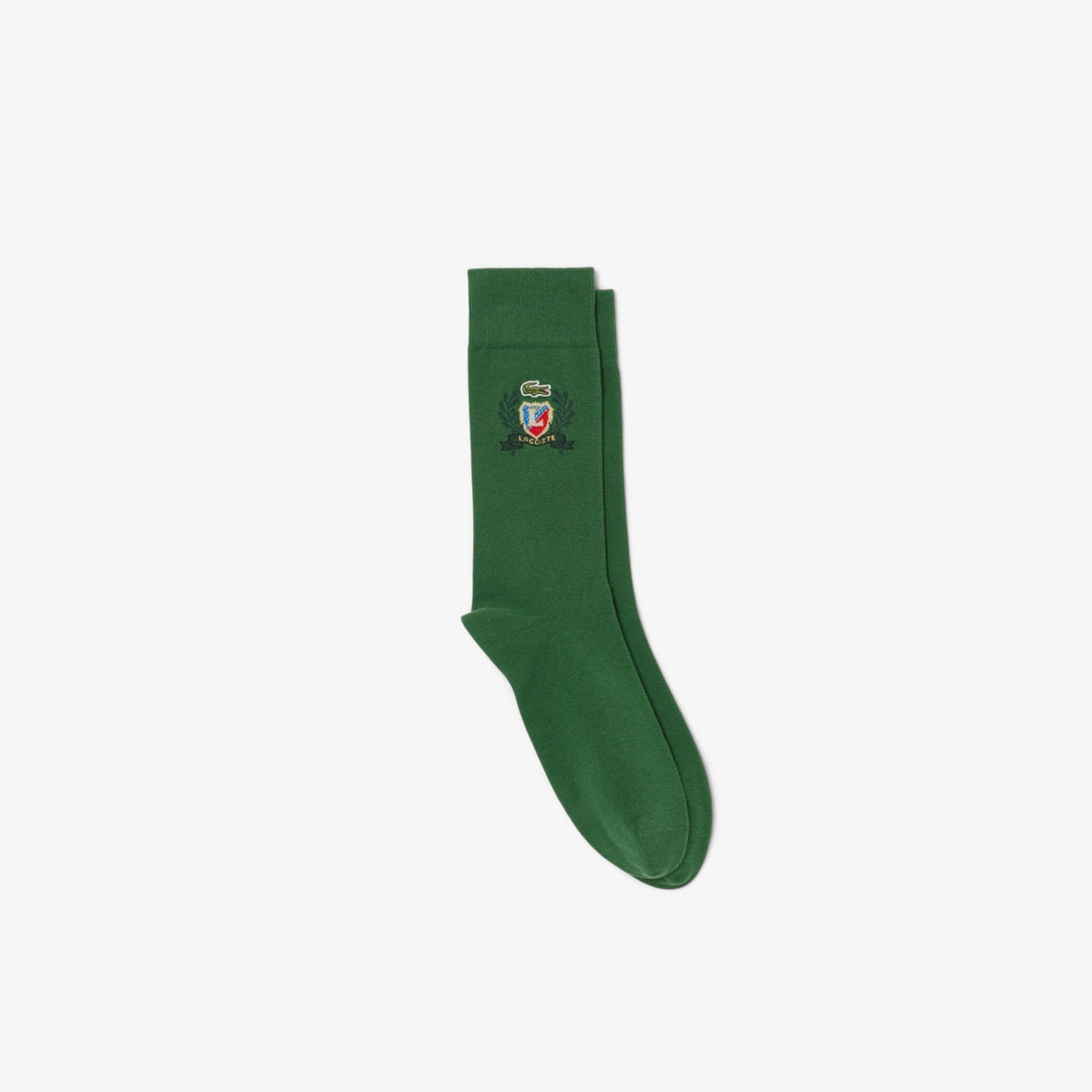 Lacoste Jacquard Shield Accent Socks