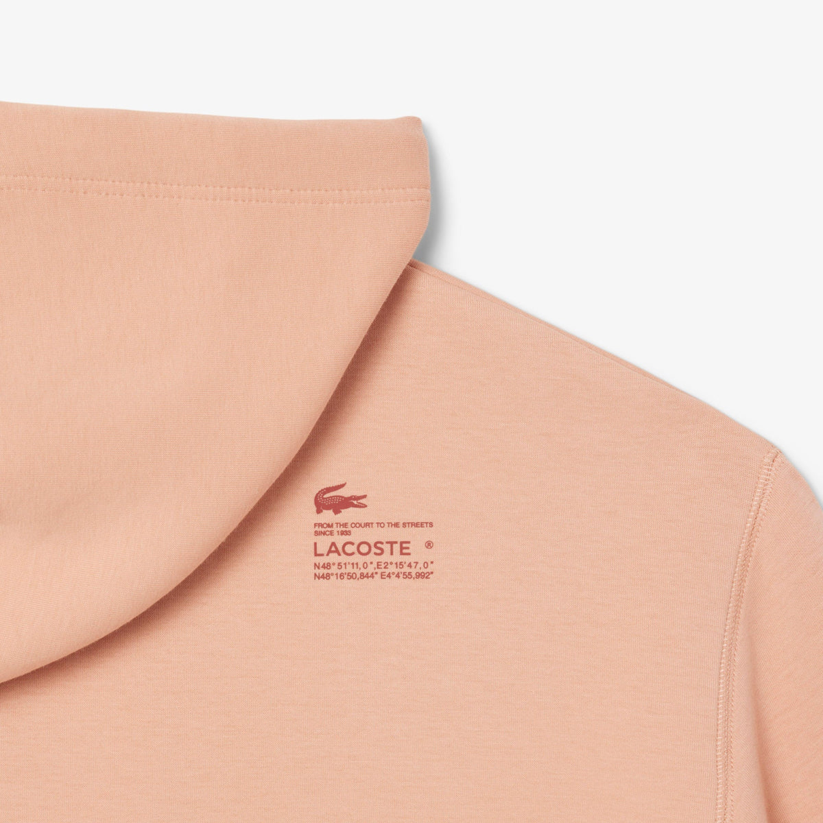 Lacoste Short Cut Cotton Hoodie - view 4