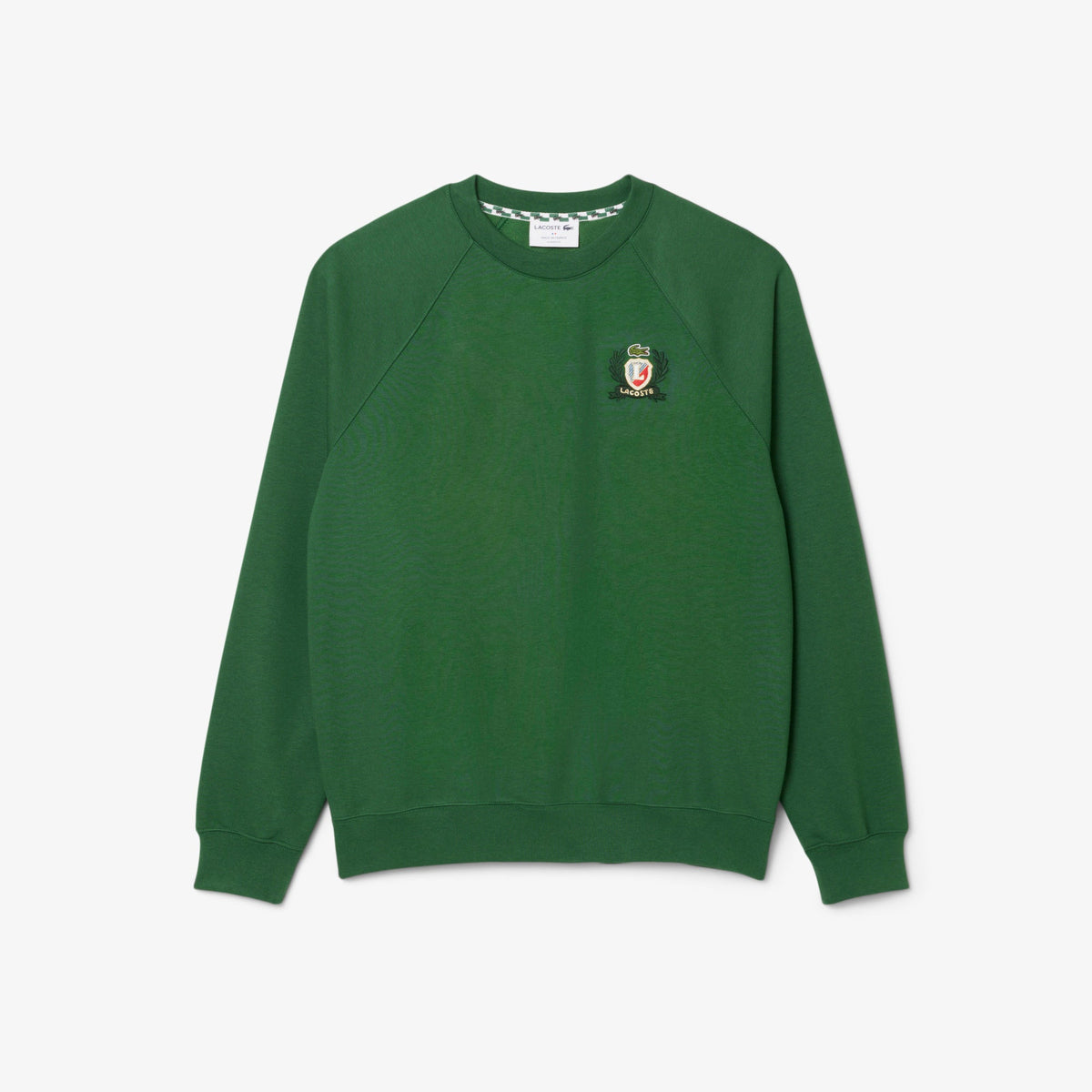 Lacoste French Made Embroidered Shield Sweatshirt