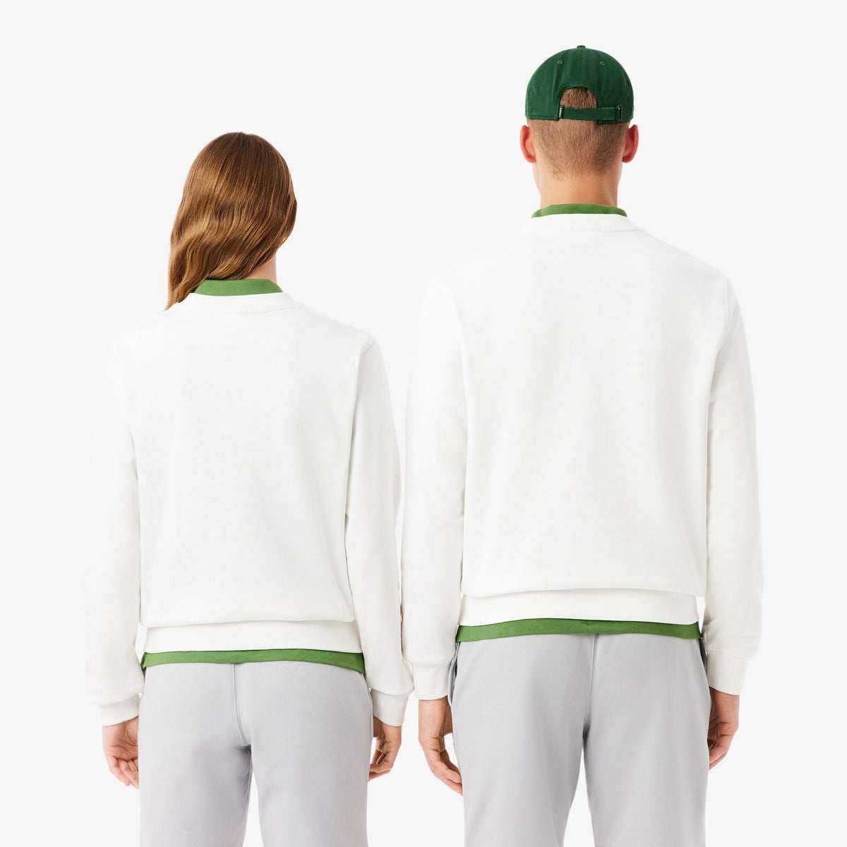 Lacoste Embossed Fleece Sweatshirt - view 3