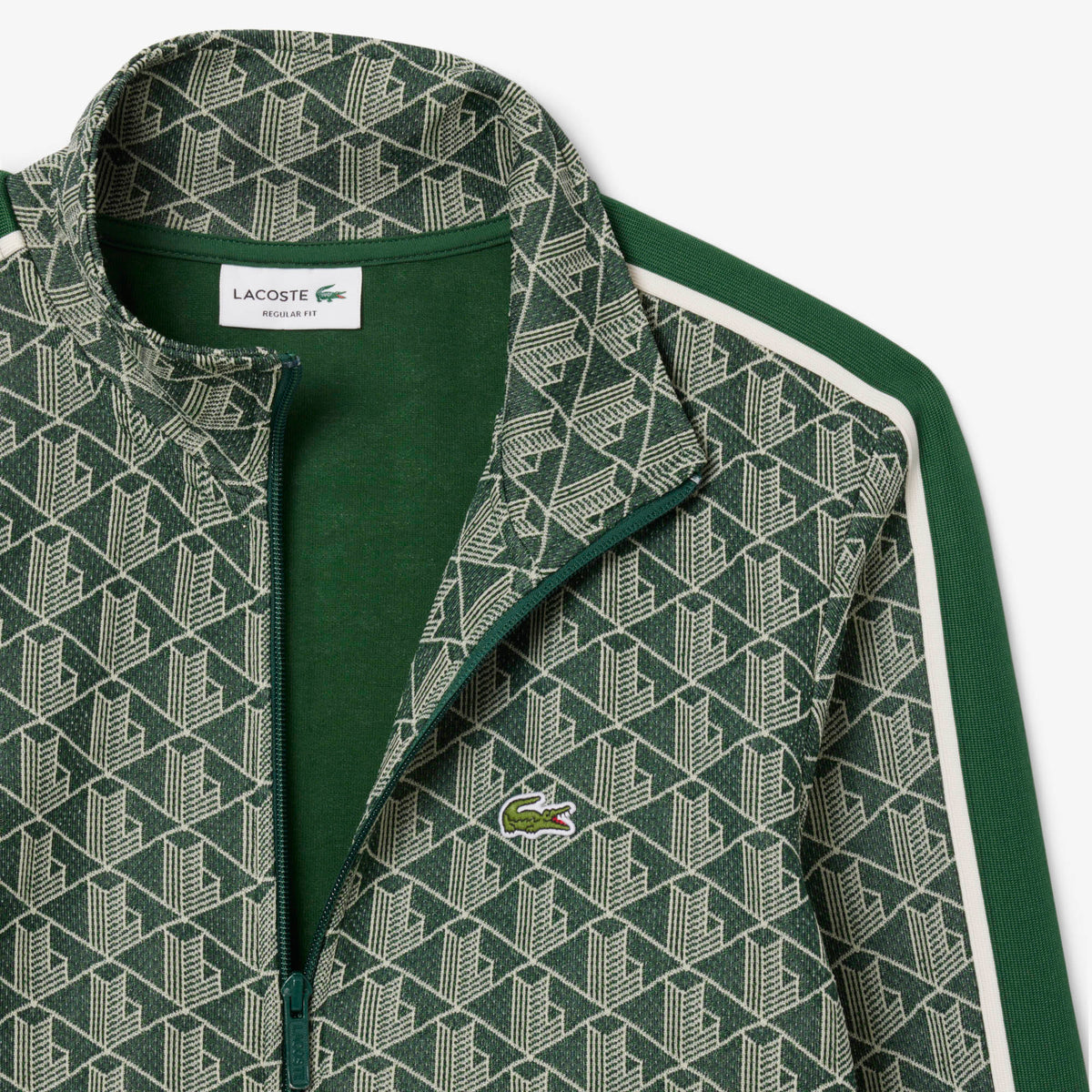 Lacoste Paris Zip-Up Jacquard Track Jacket - view 9