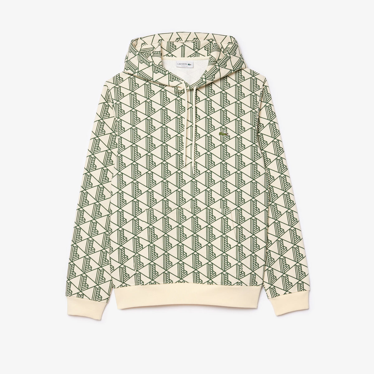 Lacoste Monogram Fleece Hoodie