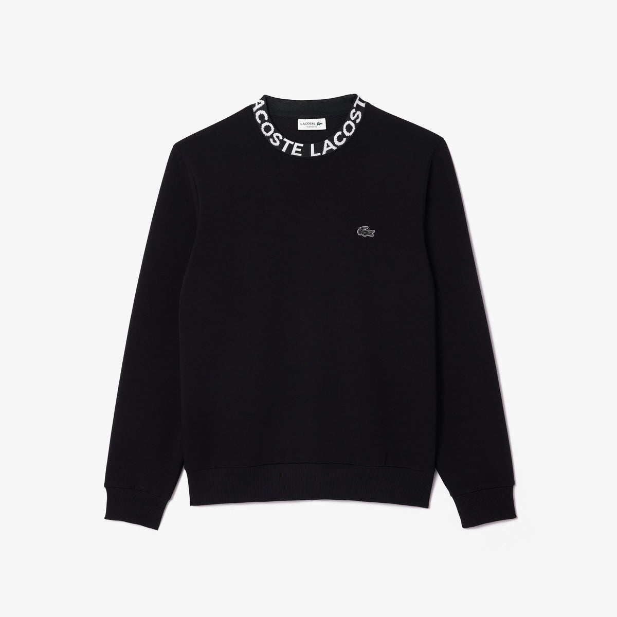 Lacoste Graphic Jacquard Crew Neck Sweatshirt