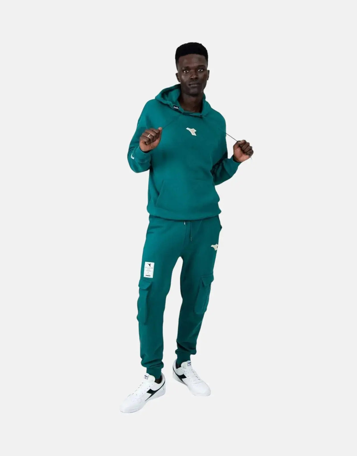 Diadora Mirage Hooded Green Sweatshirt - view 2