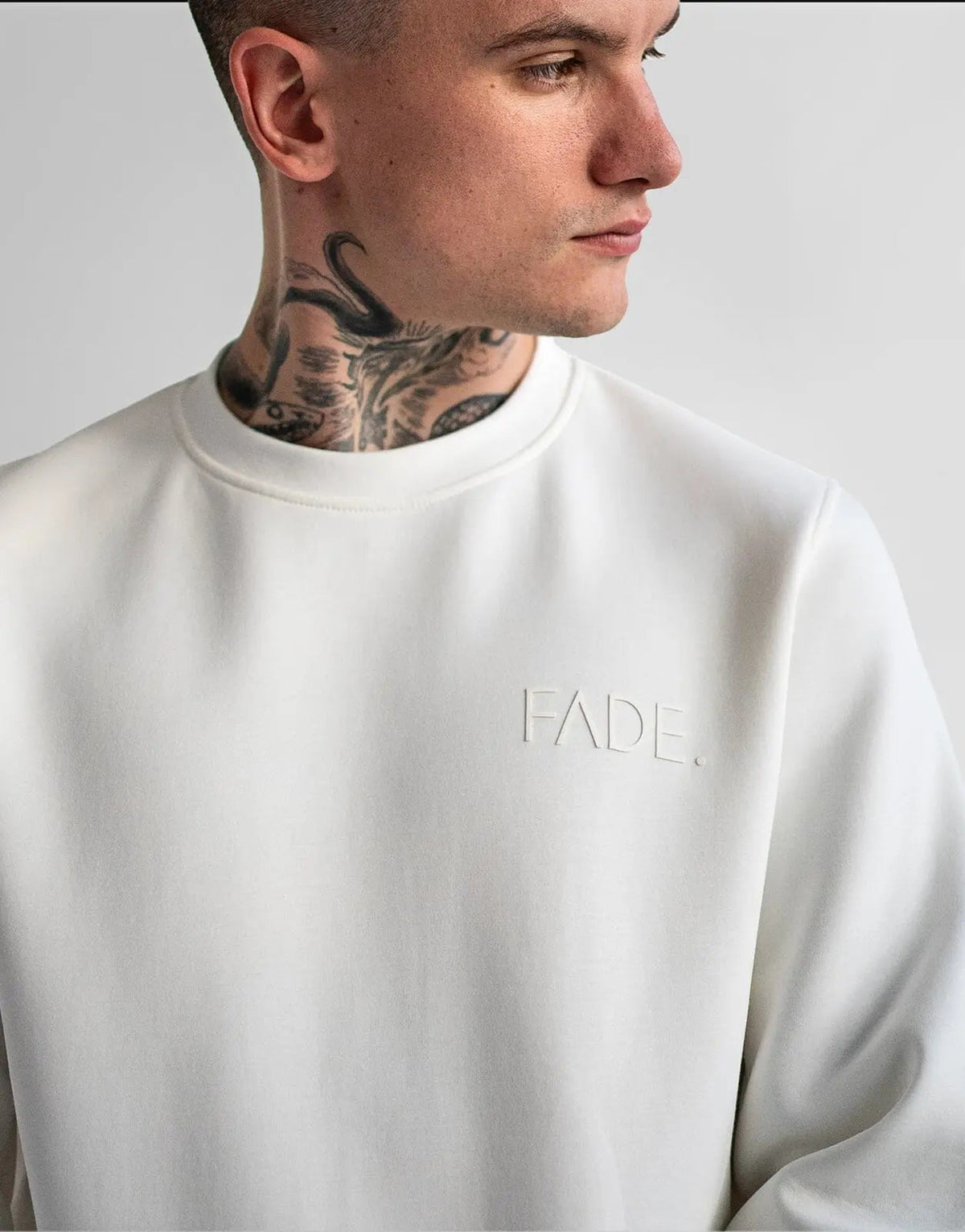 Fade Essential Sweatshirt Off-White - view 2