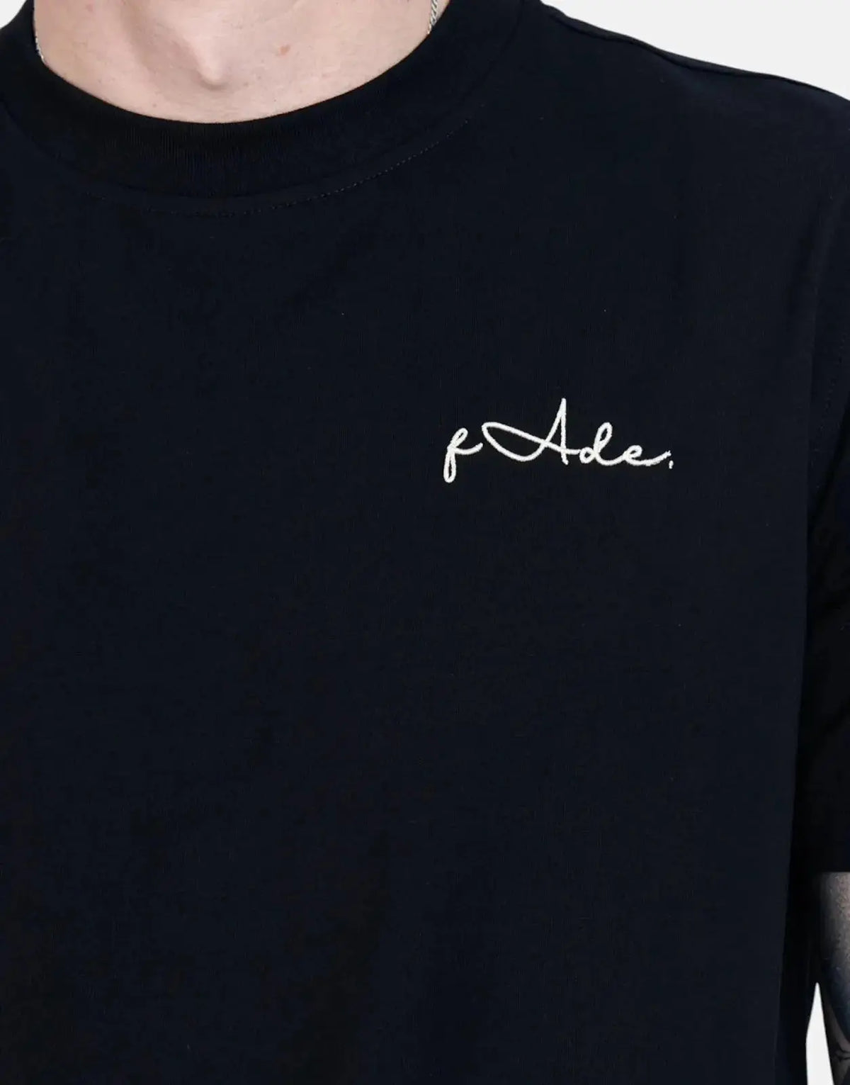 Fade Signature Boxy Black T-Shirt - view 3