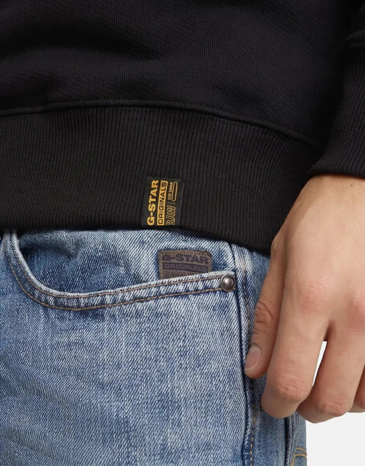 G-Star RAW Essential Relaxed Black Sweatshirt - view 4