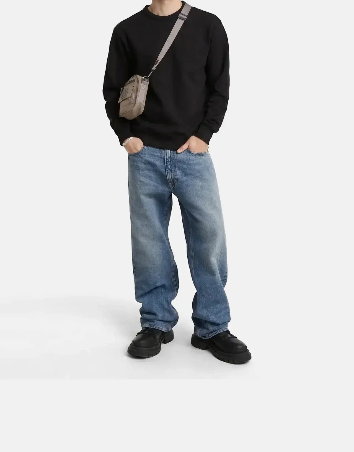 G-Star RAW Essential Relaxed Black Sweatshirt - view 5