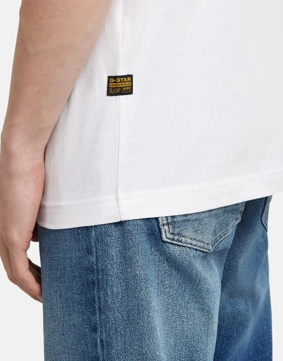 G-Star RAW Gel Print White T-Shirt - view 4