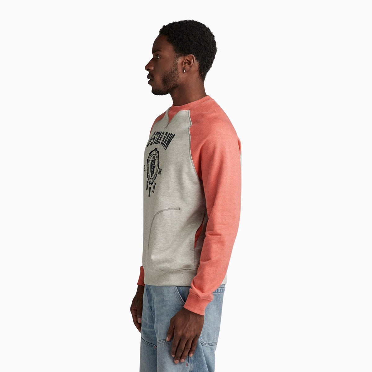 Men's Collegic Raglan Loose Sweatshirt