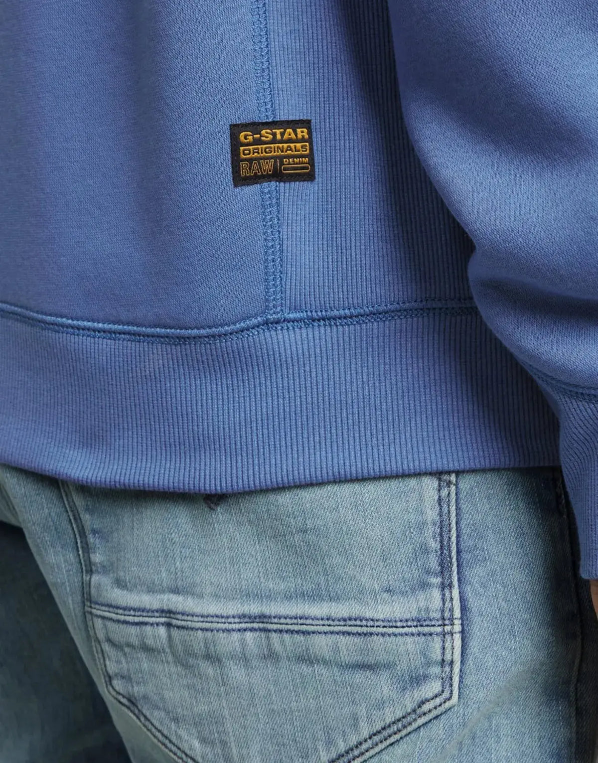 G-Star RAW Premium Core Sweatshirt Dutch Blue - view 3