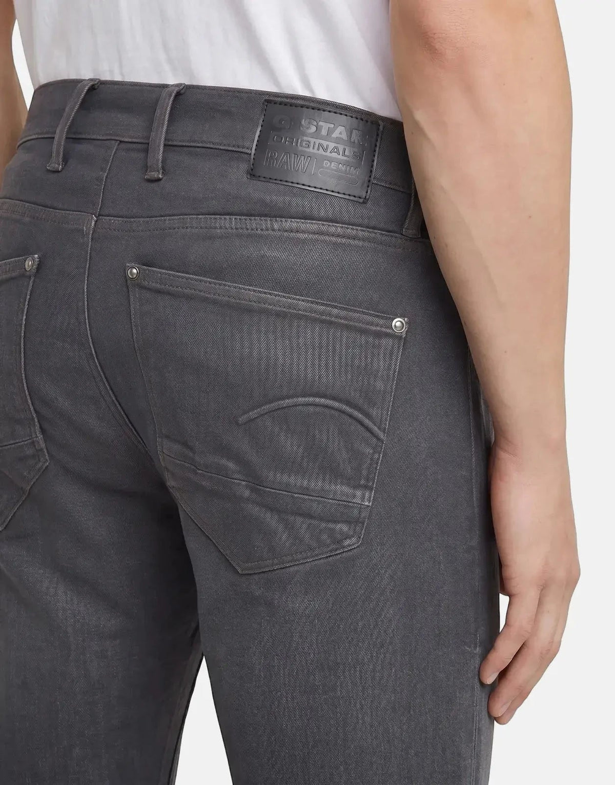 G-Star RAW Revend FWD Skinny Worn In Grey Jeans - view 4