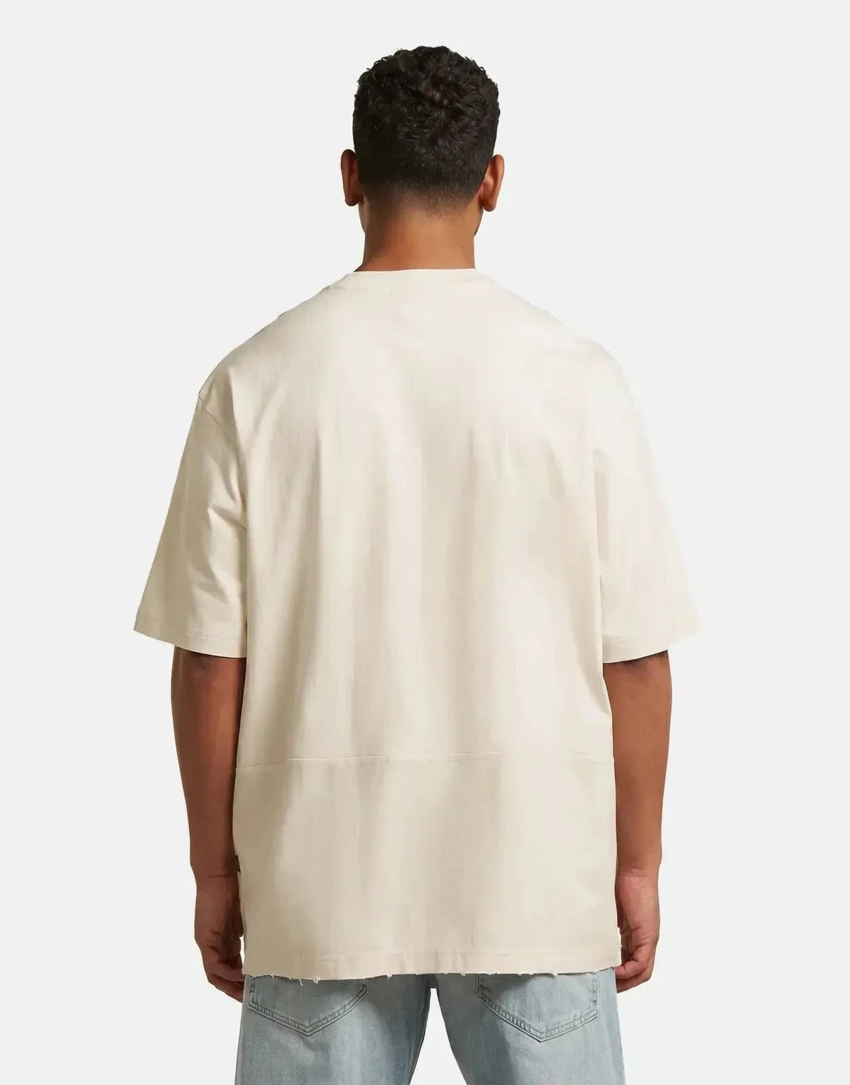 G-Star RAW Utility Fabric Mix Loose Milk T-Shirt - view 4