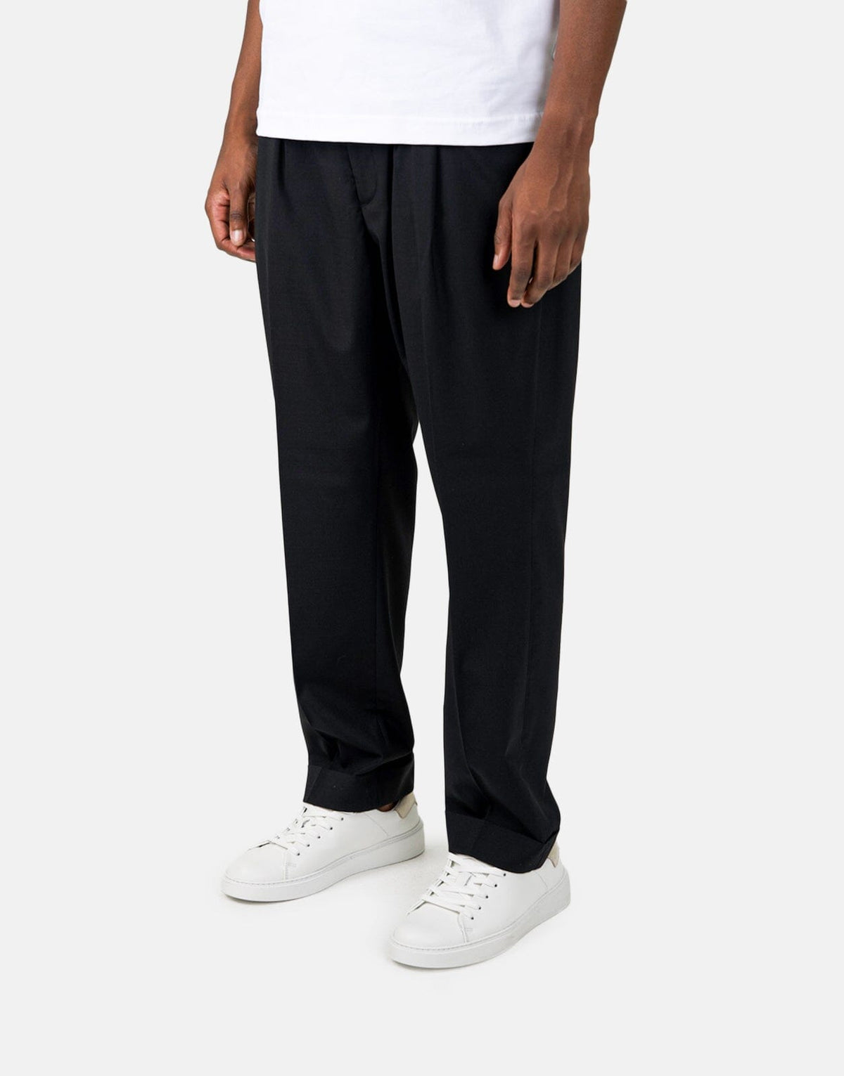 Les Hommes Black Chino Pants - view 2