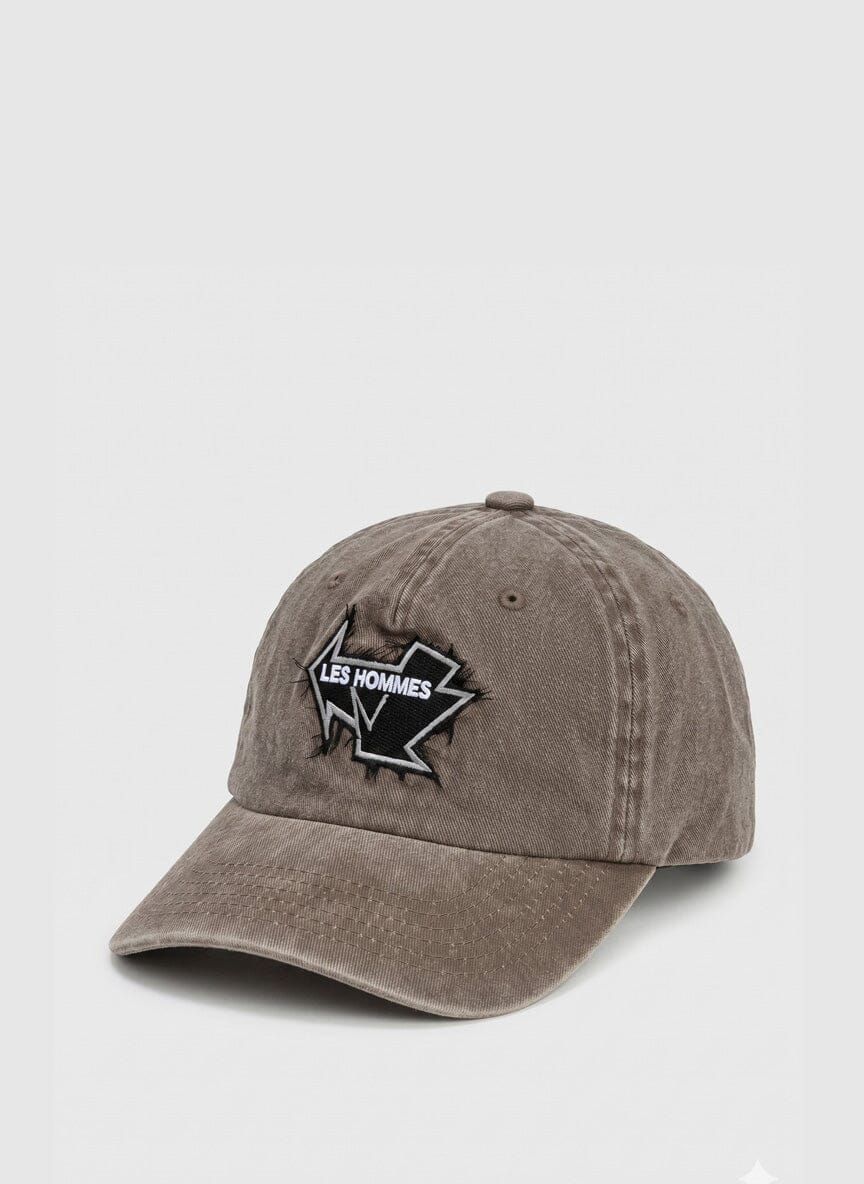 Les Hommes Brown Cap - view 3