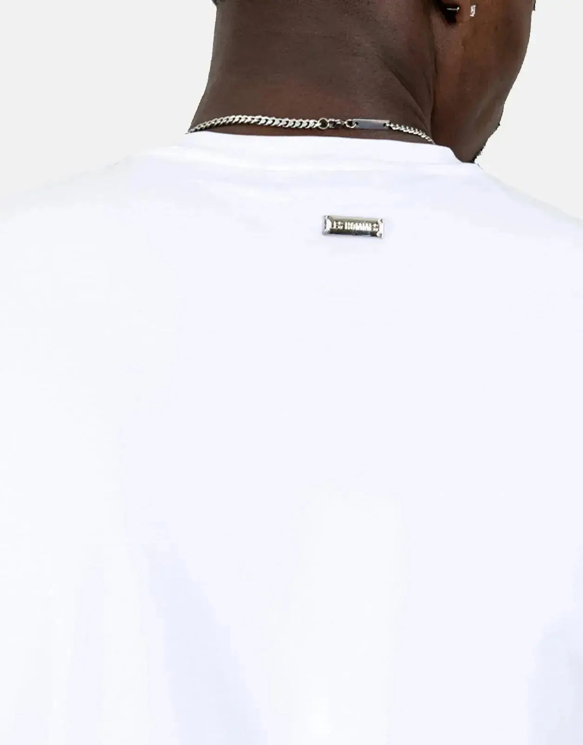 Les Hommes Centre Print White T-Shirt - view 4