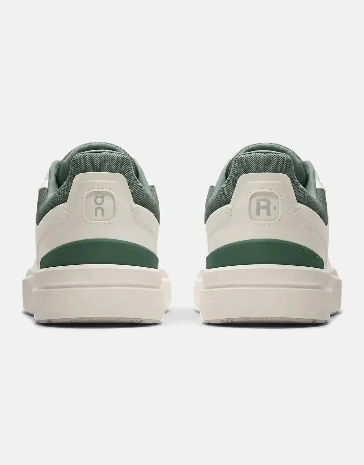 On Men's The Roger Advantage White Olive Sneakers - view 5