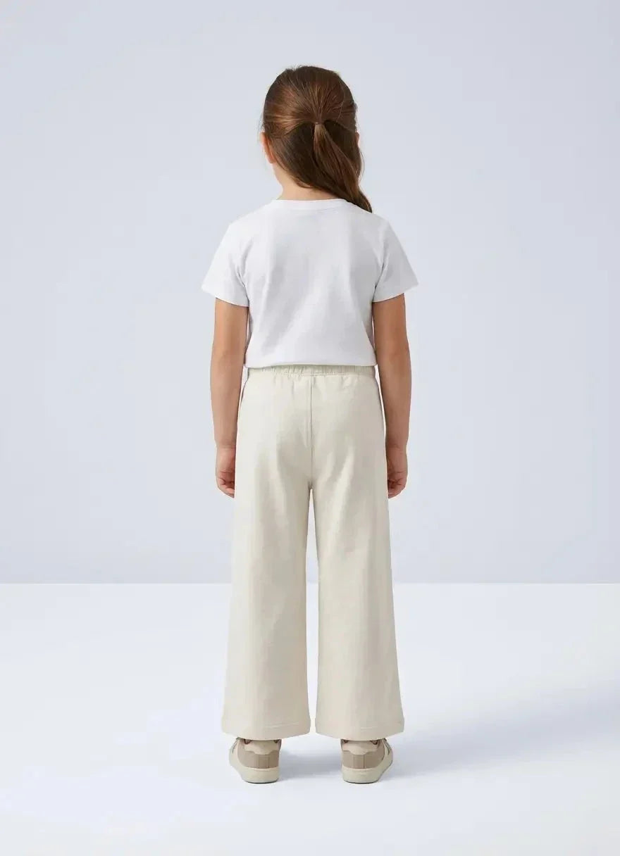 Polo Girls Leah Wide Leg Cropped Sand Pants - view 2