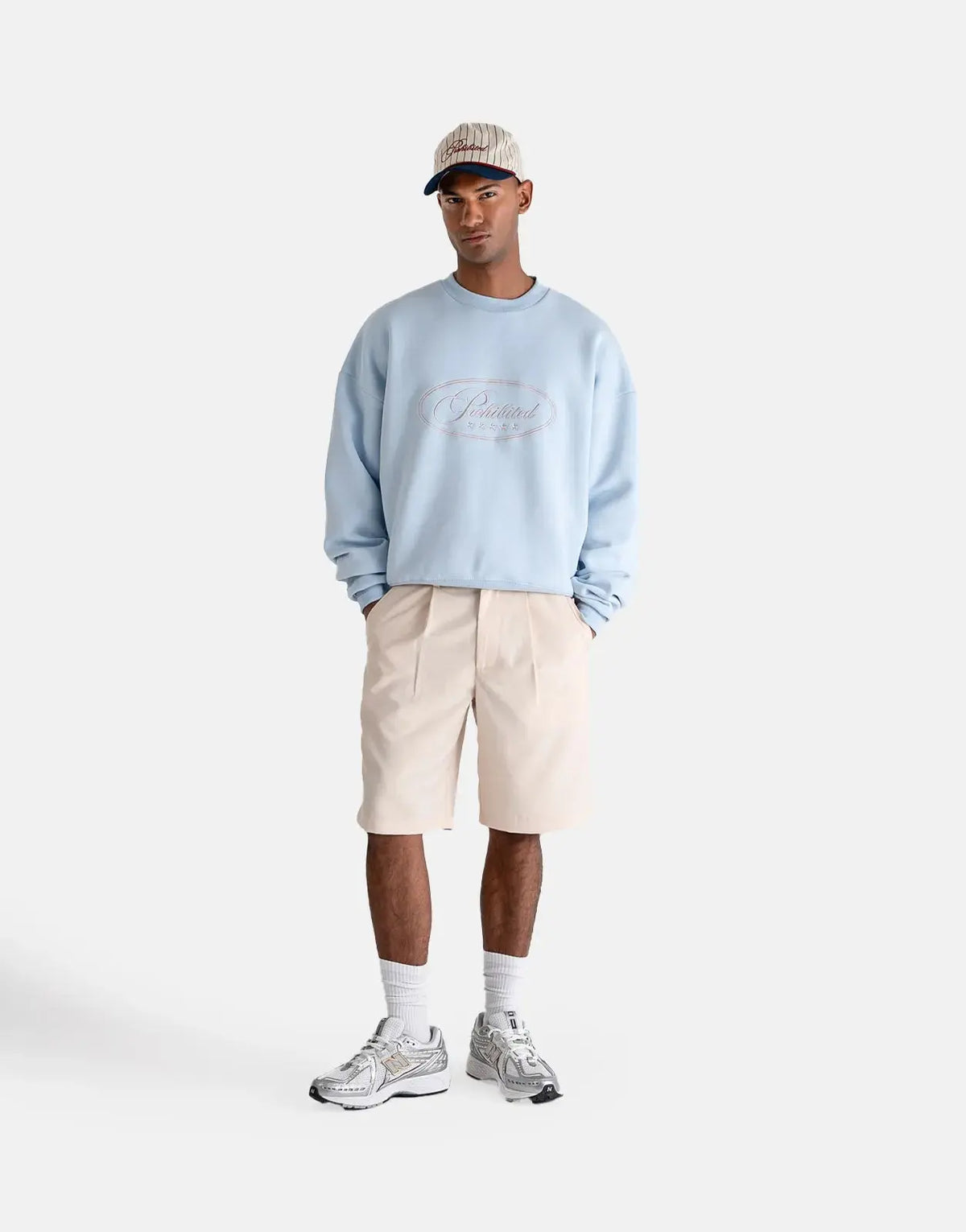 Prohibited Five Star Blue Crew Neck - view 3