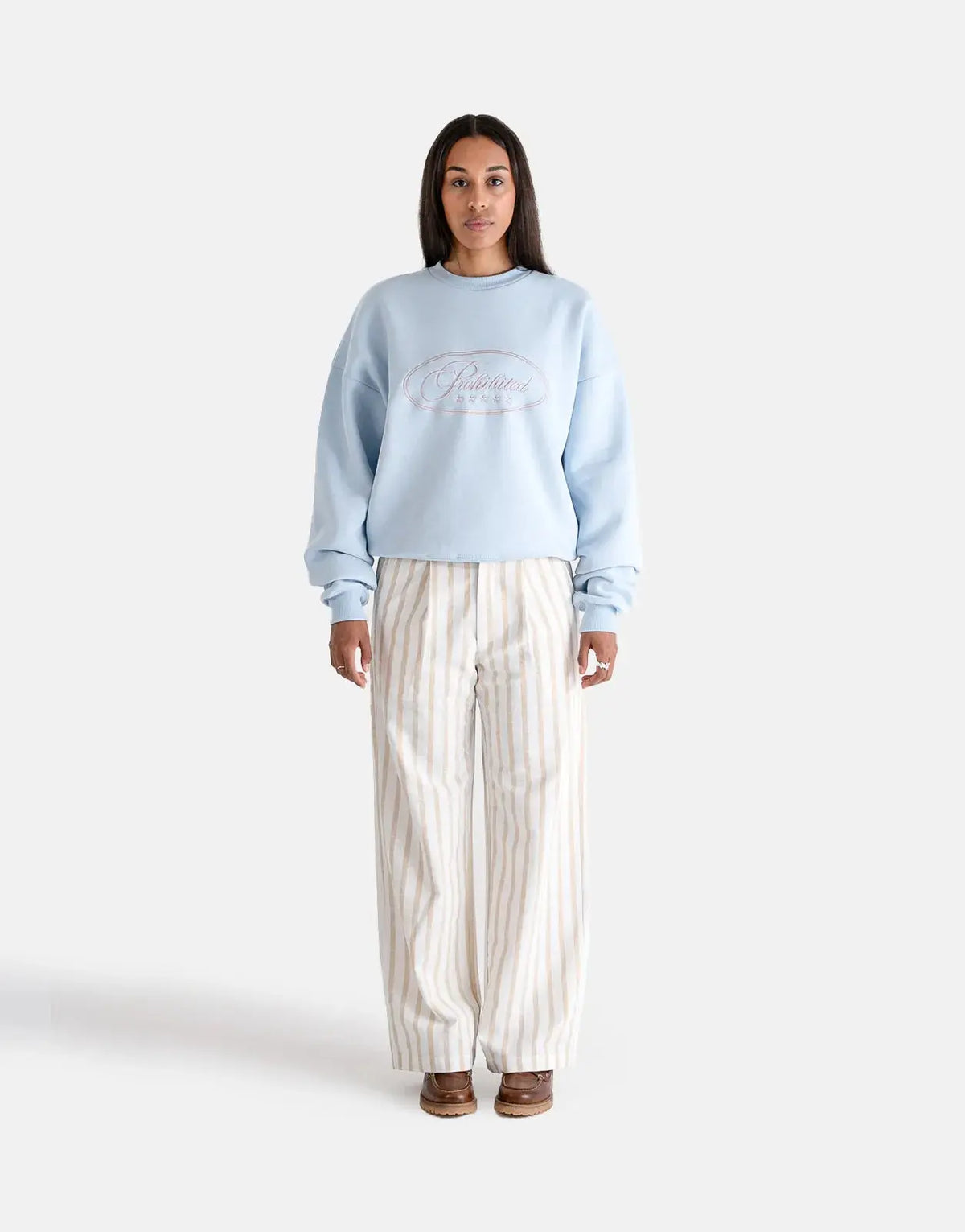 Prohibited Five Star Blue Crew Neck - view 4
