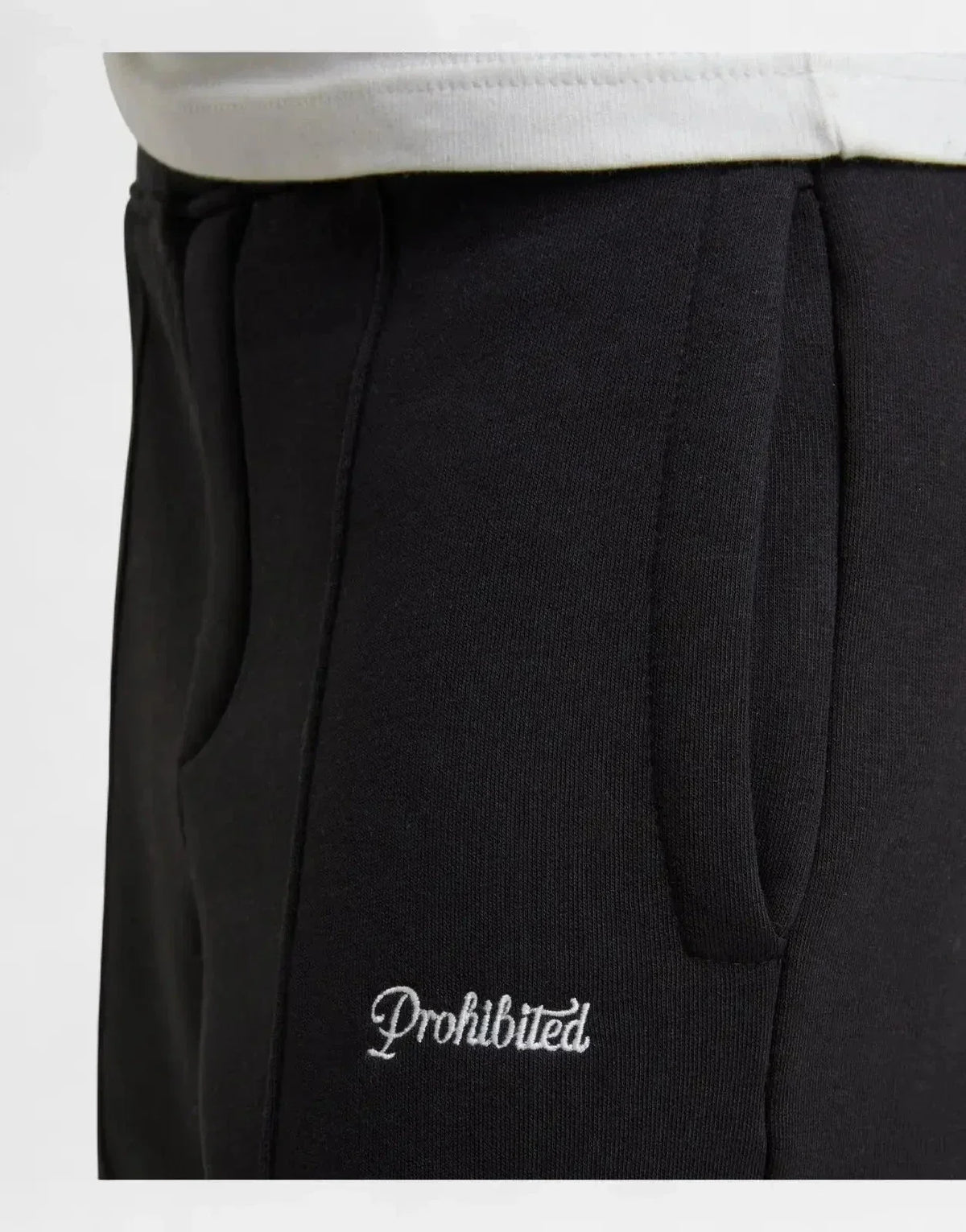Prohibited Loose Black Sweatpants - view 5