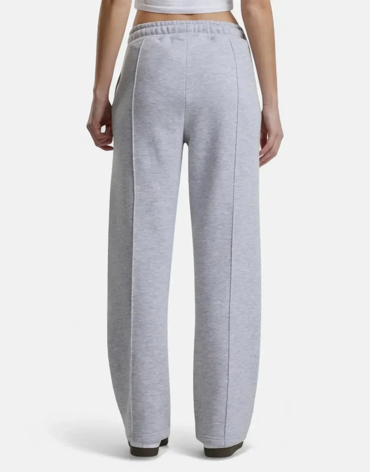 Prohibited Loose Grey Melange Sweatpants - view 2