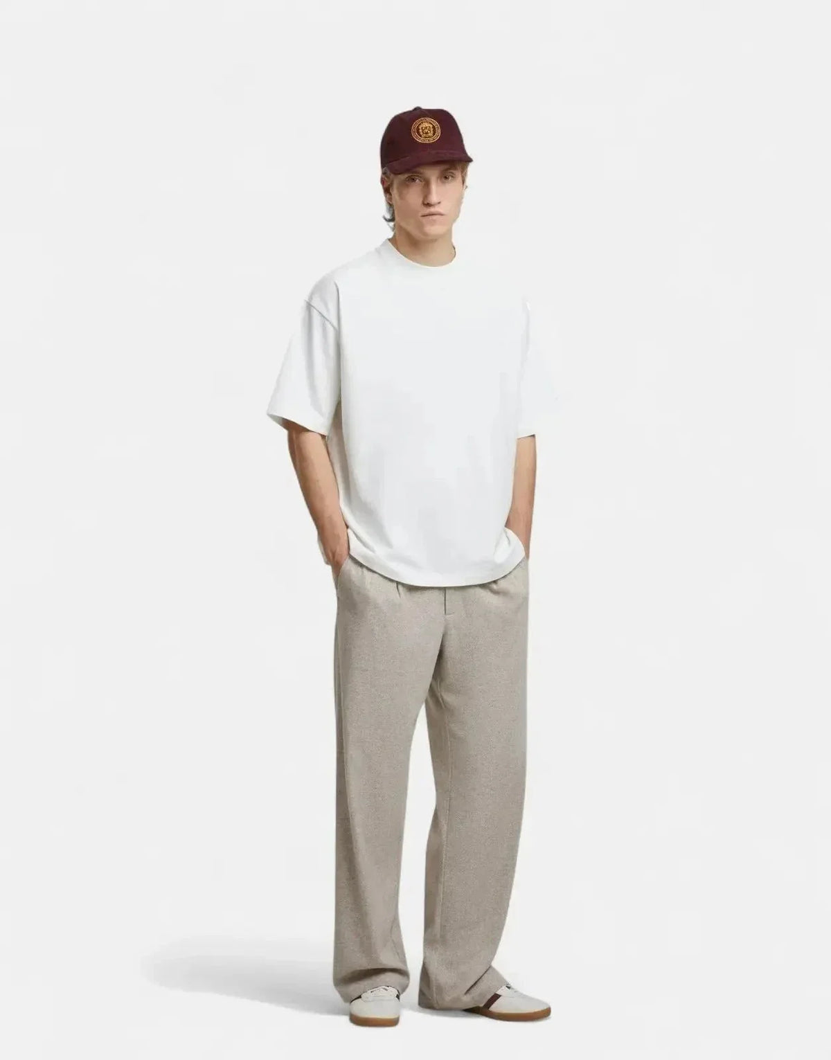 Prohibited Oversized Off-White T-Shirt - view 3