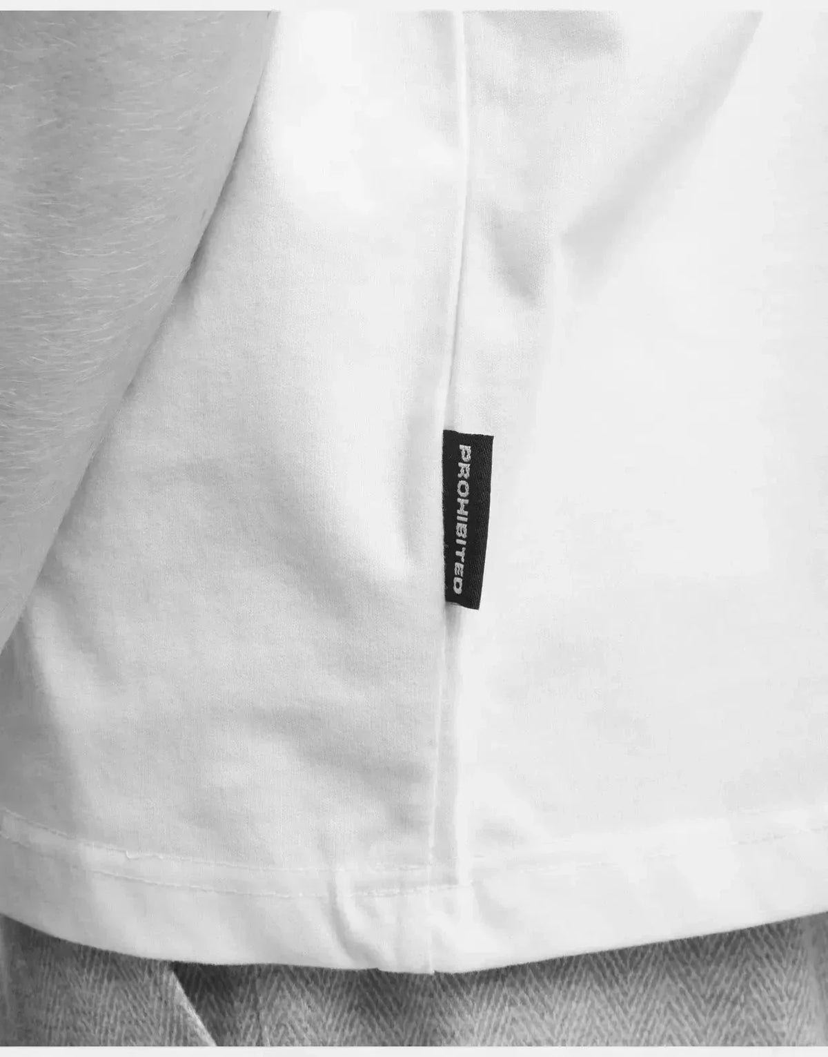 Prohibited Oversized Off-White T-Shirt - view 5