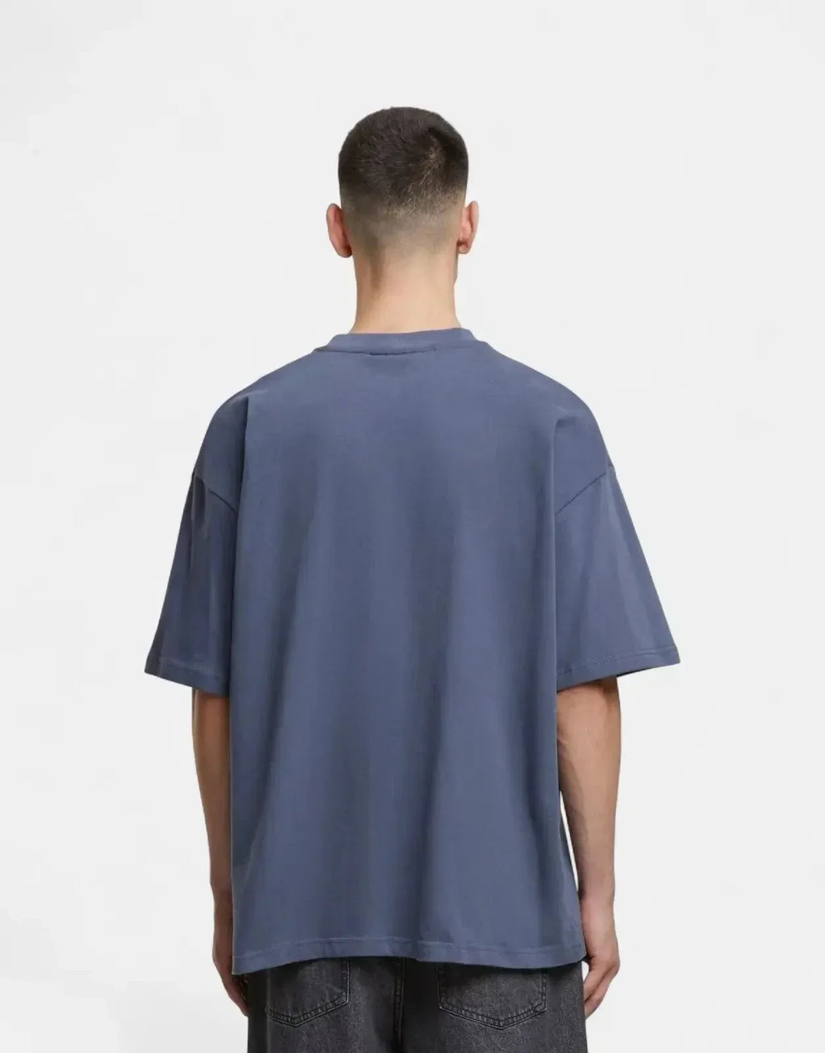 Prohibited Oversized Steel Grey T-Shirt - view 2