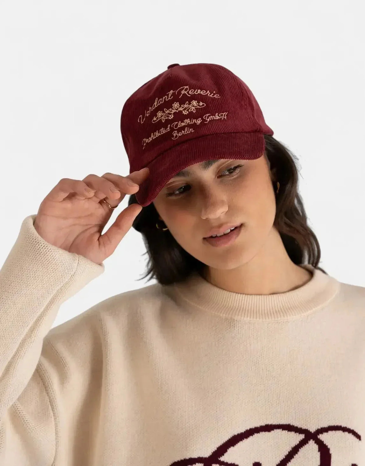 Prohibited Verdant Reverie Bordeaux Cap - view 3