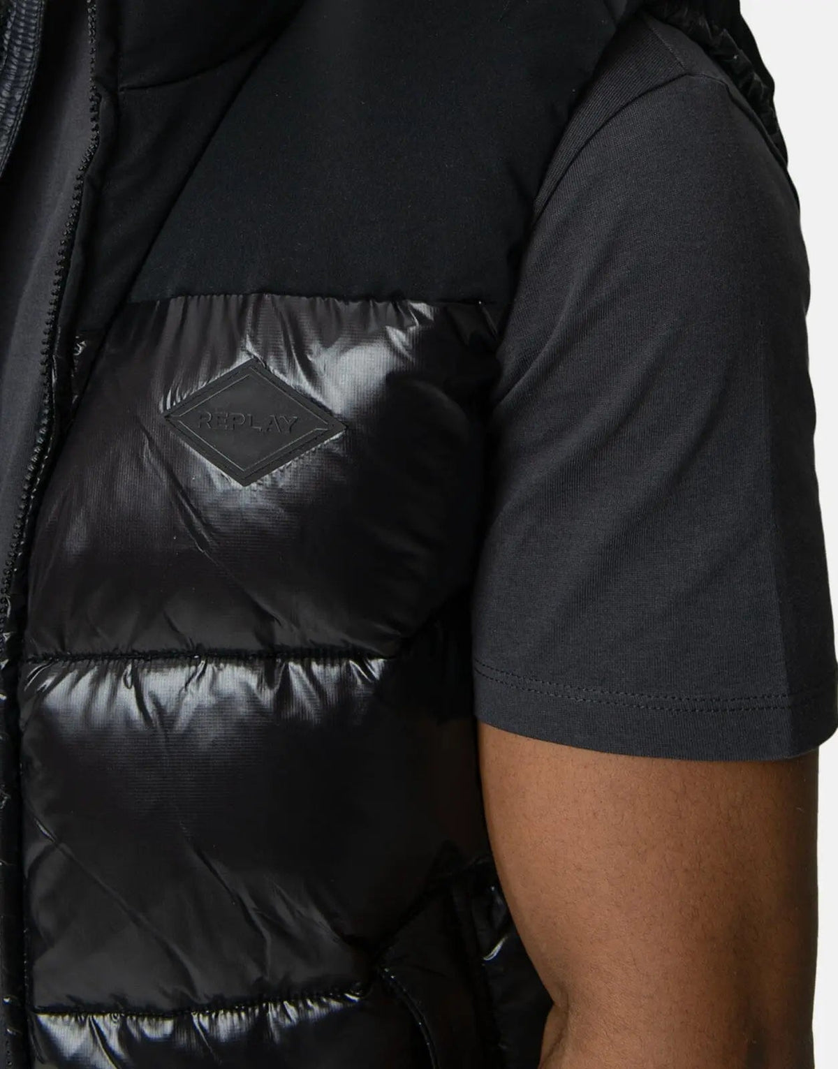 Replay Light Weight Puff Gilet - view 3