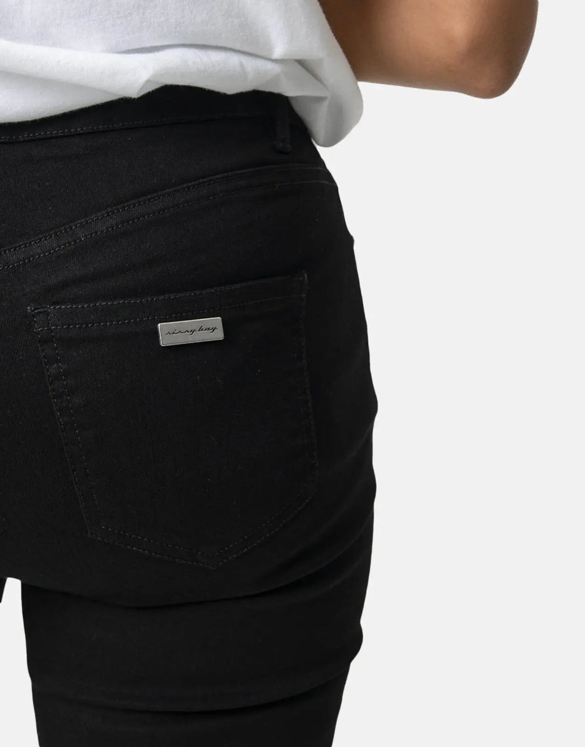 Sissy Boy Mid Rise Bootleg Black Jeans - view 3