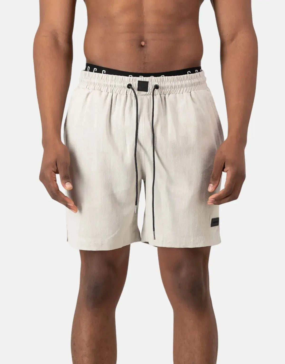 SPCC Nielson Woven Beige Shorts
