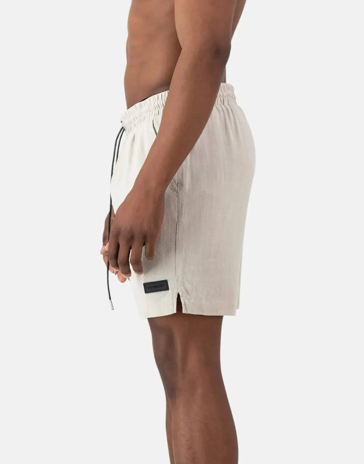 SPCC Nielson Woven Beige Shorts - view 3